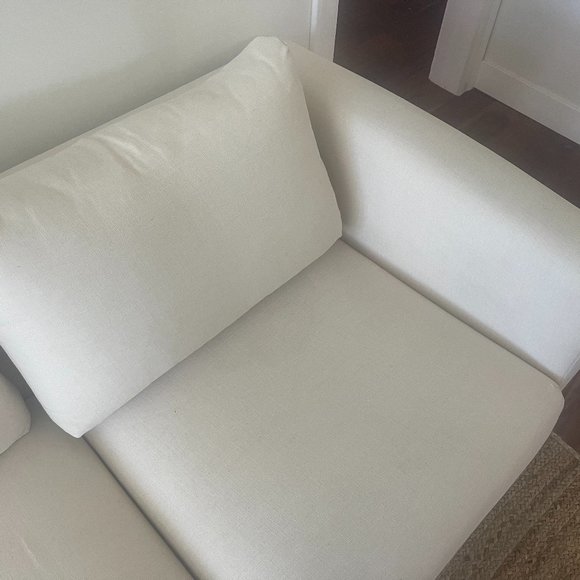 Custom IKEA Kivik Loveseat Cover in Beige - Picture 1 of 4